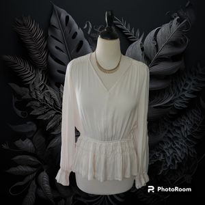Philosophy Cream Top Womens M